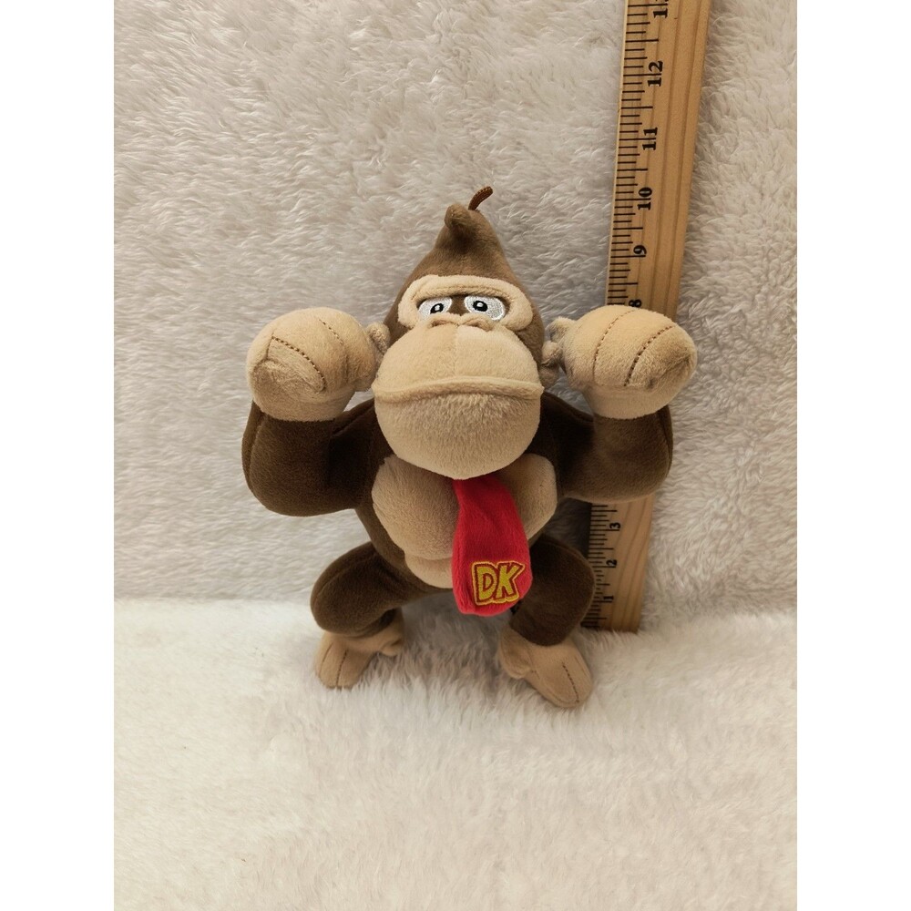 DK Donkey Kong 10" Plush Doll Stuffed Toy Official Licensed Nintendo Super Mario